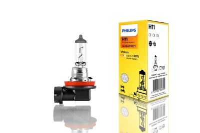 Лот: 14594278. Фото: 1. лампа Philips H11 12v 55w +30%. Оптика и освещение