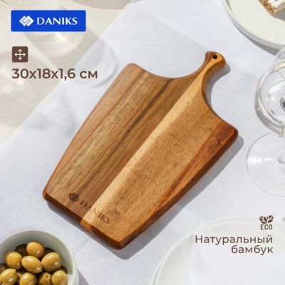 Лот: 25545683. Фото: 1. Доска разделочная акация, 30х18х1... Кухонные аксессуары