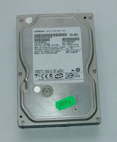 Лот: 15313467. Фото: 1. Жесткий диск Hitachi HDT721016SLA380... Жёсткие диски (HDD)