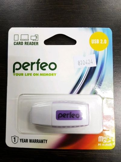 Лот: 16099440. Фото: 1. Кардридер Perfeo MicroSD - USB... Другое (носители информации)