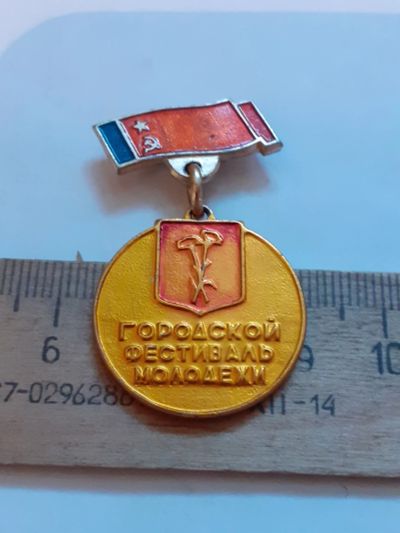 Лот: 24875431. Фото: 1. ( №17722) значки,городской Фестиваль... Сувенирные
