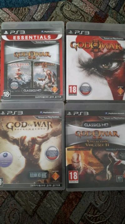 Лот: 12644222. Фото: 1. God of War 6 игр для PS3. Игры для консолей