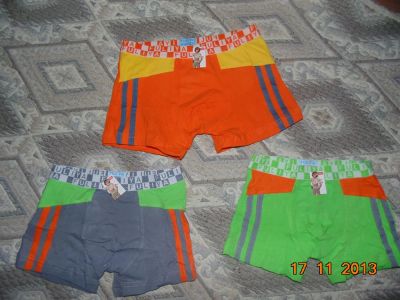 Лот: 3414034. Фото: 1. новые детские боксеры 3 шт в коробке... Нижнее белье