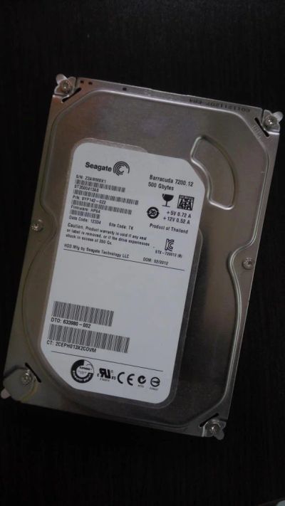 Лот: 11221059. Фото: 1. Seagate Barracuda ST3500413AS... Жёсткие диски (HDD)