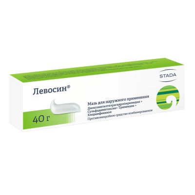 Лот: 23262683. Фото: 1. Левосин мазь 40г. Лекарства