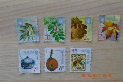 Лот: 4680814. Фото: 1. Марки Украины, 7 марок одним лотом. Марки