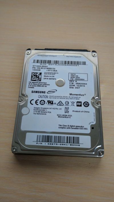 Лот: 16096293. Фото: 1. Жесткий диск Seagate/Samsung Momentus... Жёсткие диски (HDD)