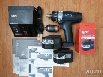 Лот: 9562008. Фото: 1. Шуруповёрт "AEG" BBS 12 KX. Честный... Электроинструмент