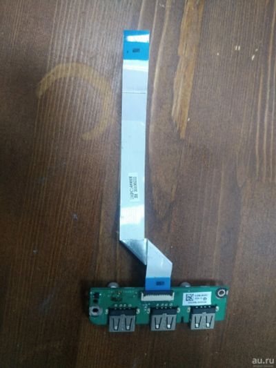Лот: 16069371. Фото: 1. Плата с USB портами для ноутбука... Платы расширения, контроллеры, доп. порты