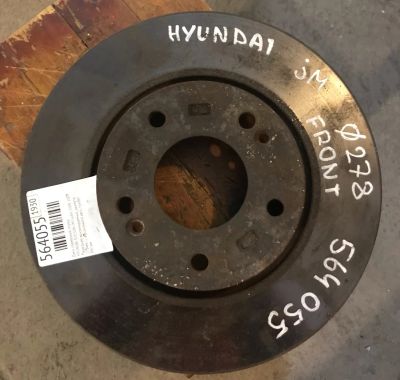 Лот: 25897614. Фото: 1. Диск тормозной Туксон 2004-9 контракт. Тормозная система