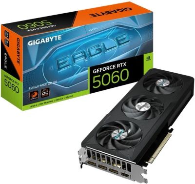 Лот: 25730758. Фото: 1. 8Gb Gigabyte RTX 5060 EAGLE MAX... Видеокарты