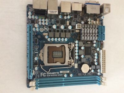 Лот: 14328204. Фото: 1. Материнская плата gigabyte h55n. Материнские платы
