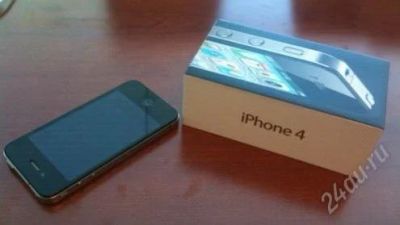 Лот: 1019836. Фото: 1. Iphone 4 16 gb европа новый. Смартфоны