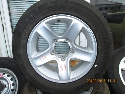 Лот: 6452159. Фото: 1. Колеса Bridgestone R16 [с.н.34... Шины на дисках