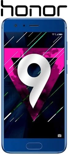 Лот: 11350032. Фото: 1. Смартфон HONOR 9 64GB Blue РСТ... Смартфоны