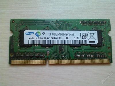 Лот: 2431390. Фото: 1. Ноутбучная память Samsung 1Gb... Оперативная память