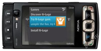 Лот: 950688. Фото: 1. Nokia N95 8GB (черный). Смартфоны