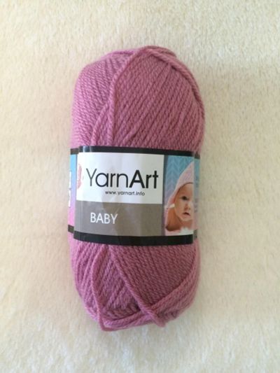 Лот: 12613979. Фото: 1. Пряжа Yarnart Baby , Акрил-100... Ткани, нитки, пряжа