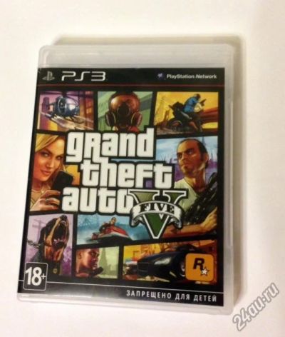 Лот: 5446636. Фото: 1. Диск GTAV (Grand Theft Auto 5... Игры для консолей