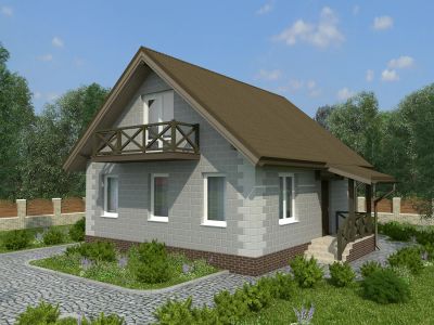 Лот: 7182229. Фото: 1. Комплект дома из теплоблоков 100... Блоки, кирпич, брусчатка