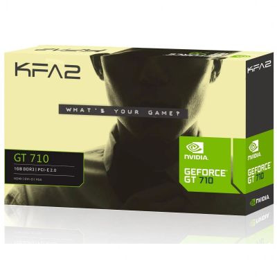 Лот: 17869803. Фото: 1. KFA2 GeForce GT 710 2Gb 71GPF4HI00GK. Видеокарты