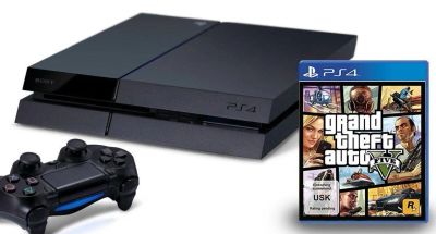 Лот: 5142887. Фото: 1. Playstation 4 (PS4) + GTA 5. Игровые приставки, консоли