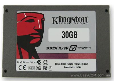 Лот: 5382017. Фото: 1. HDD SSD Kingston 30Gb SNV125-S2... SSD-накопители