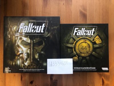 Лот: 17470976. Фото: 1. Fallout и Fallout новая Калифорния. Настольные игры, карты
