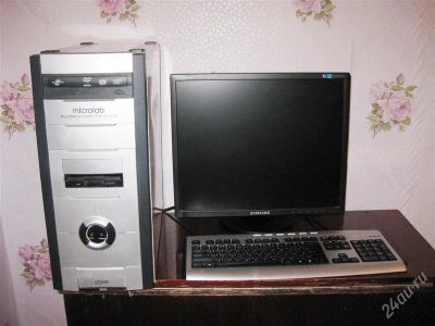 Лот: 2249601. Фото: 1. Домашний компьютер с монитором. Компьютеры в сборе