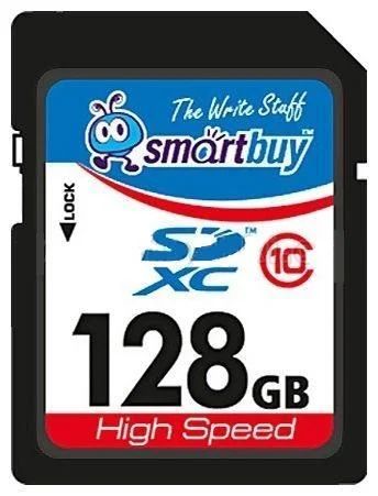 Лот: 4654136. Фото: 1. Карта памяти SDXC 128Gb SmartBuy... Карты памяти