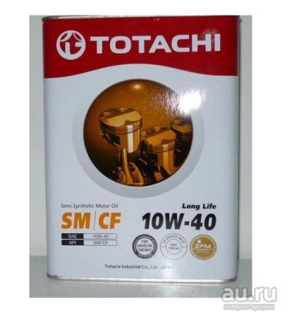 Лот: 9065200. Фото: 1. Totachi Eco SM/CF 10W-40 п/с 4L. Масла, жидкости