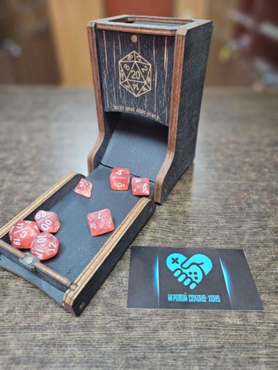 Лот: 23302909. Фото: 1. Dice Tower. Башня для бросания... Настольные игры, карты