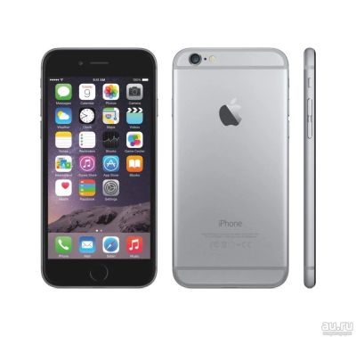 Лот: 9385035. Фото: 1. iPhone 6 black 16gb. Смартфоны