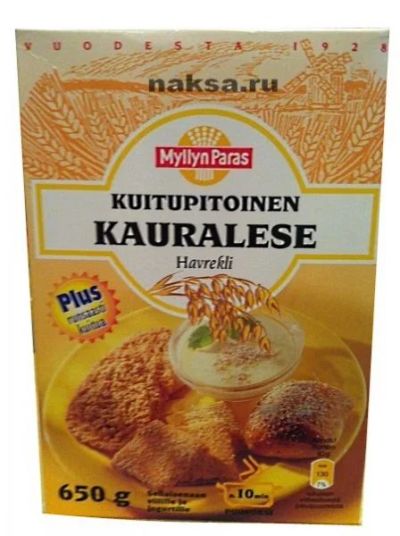 Лот: 6882583. Фото: 1. Овсяные отруби Myllyn Paras 650гр... Крупы, сыпучие продукты