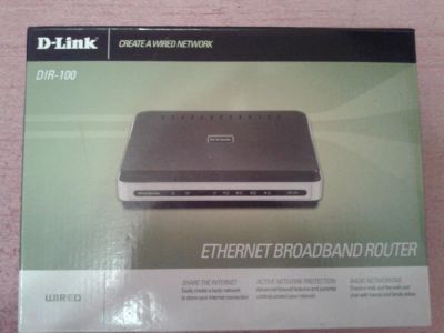 Лот: 4690172. Фото: 1. Маршрутизатор router D-link DIR-100. Маршрутизаторы (роутеры)