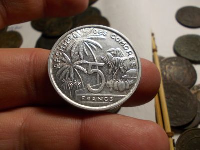 Лот: 16543865. Фото: 1. Ещё редкость! 5 франков-1964 года-Французские... Россия до 1917 года