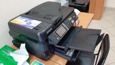 Лот: 14556007. Фото: 1. Мфу Epson WorkForce WF-7610DWF... МФУ и копировальные аппараты