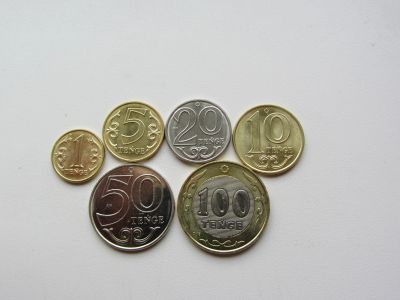 Лот: 14702935. Фото: 1. Казахстан 1,5,10,20,50,100 тенге... Страны СНГ и Балтии
