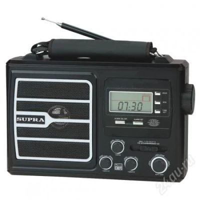 Лот: 2556774. Фото: 1. Радиоприемник SUPRA ST-110 black... Тюнеры, радиоприёмники