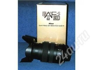 Лот: 240781. Фото: 1. NIKON AF-S VR 24-120 mm f/3.5-5... Светофильтры