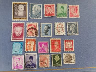 Лот: 25084401. Фото: 1. Марки иностранные. Личности 24. Марки