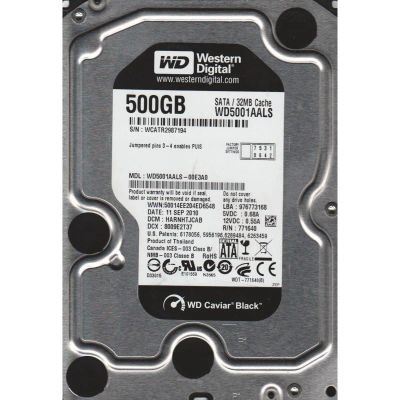 Лот: 11491204. Фото: 1. HDD 500 Gb SATA-II 300 Western... Жёсткие диски