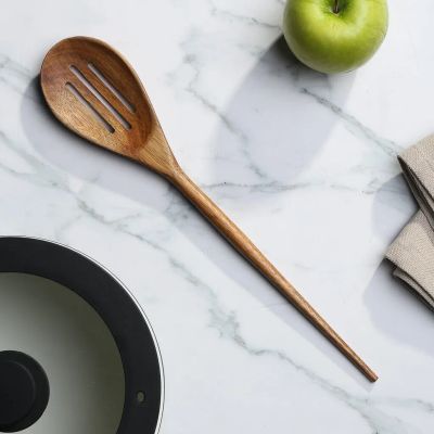 Лот: 25775737. Фото: 1. Ложка кулинарная акация, 34.5х6... Кухонные аксессуары