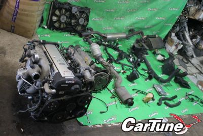 Лот: 10147173. Фото: 1. двигатель toyota mark ii JZX110... Двигатель и элементы двигателя