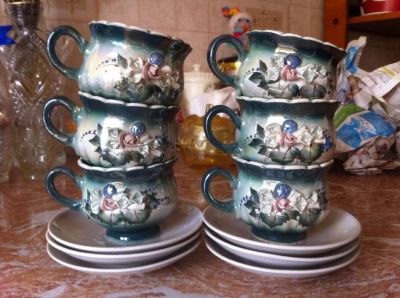Лот: 5686753. Фото: 1. Кофейные пары , 6 шт. Кружки, стаканы, бокалы