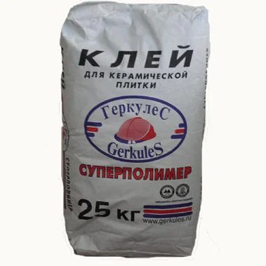 Лот: 3185949. Фото: 1. Клей Геркулес Суперполимер 25кг... Клеи, герметики, пена монтажная, клейкие ленты