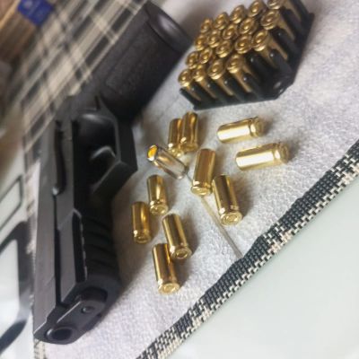 Лот: 25000595. Фото: 1. СХП Охолощенный пистолет Sig Sauer... Сигнальное и охолощенное (СХП) оружие