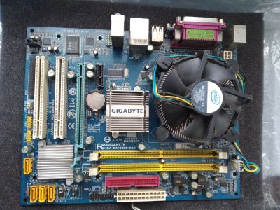 Лот: 17000540. Фото: 1. Gigabyte GA-945GCM-S2C. Материнские платы