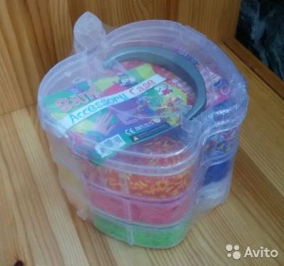Лот: 5507602. Фото: 1. Набор Loom Bands яблоко. Развивающие