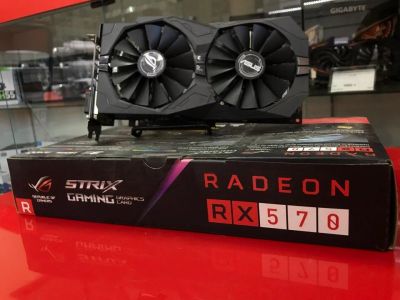 Лот: 12888741. Фото: 1. Видеокарта ASUS AMD Radeon RX... Видеокарты